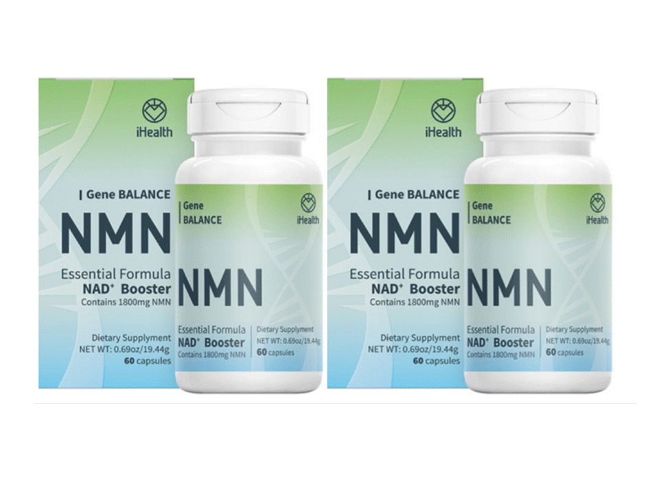 美國製IHEALTH 愛健康 NMN 青春版 NAD+補充劑（60粒裝）(孖裝)