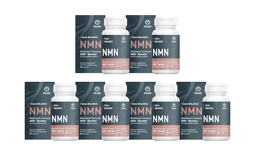 美國製iHealth 愛健康NMN煙酰胺單核苷酸 NAD+補充劑（60粒裝）(6樽裝)